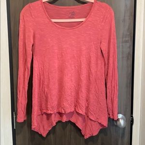 High-low Long sleeve shirt